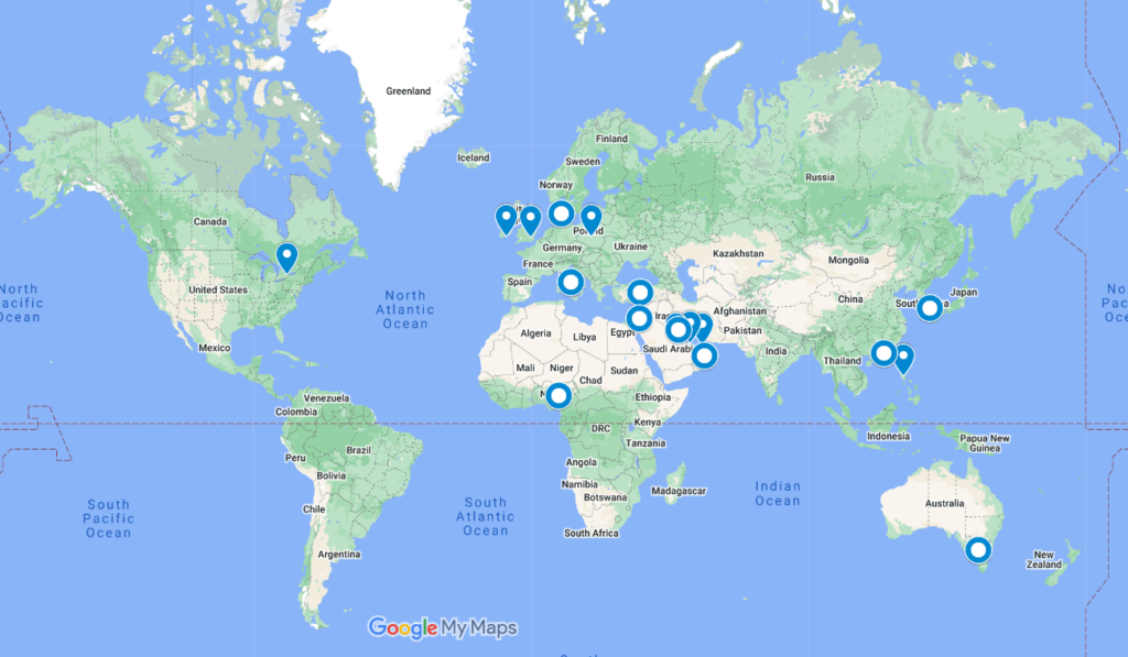 World map | Philippines | WJ Groundwater